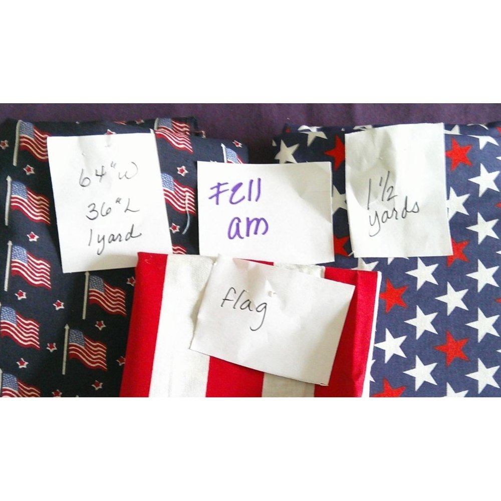 Patriotic USA Elections Fabric Sewing * Quilting * Blankets * Crafts * F211 am